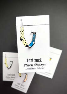 Lost Sock Stitch Marker