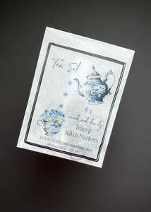 Tea Set Stitch Marker Set