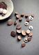 Copper Effect, Light Weight Shank Buttons.