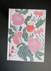Cozy Floral Notebook- Peace Lily