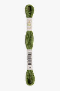 DMC Eco Vita Organic Wool Thread. 706 Fern Indigo