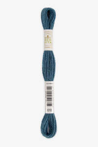DMC Eco Vita Organic Wool Thread. 610 Ocean Indigo