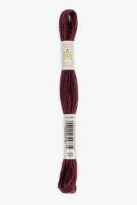 DMC Eco Vita Organic Wool Thread. 503 Cardinal Madder