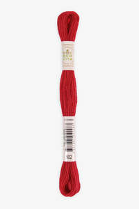 DMC Eco Vita Organic Wool Thread. 502 Fiery Madder