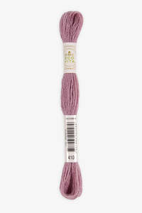 DMC Eco Vita Organic Wool Thread. 410 Heather Cochineal