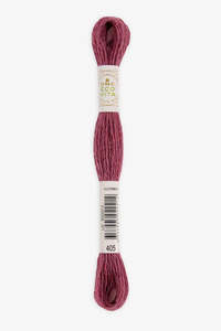 DMC Eco Vita Organic Wool Thread. 405 Hydrangea Cochineal