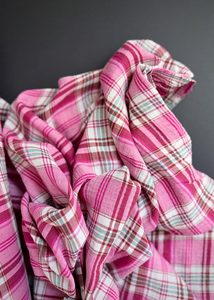 Cotton Double Gauze - Libby Check