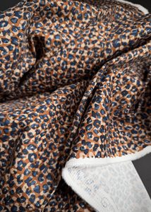 Kiki Stretch Cotton Sateen. Navy