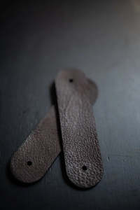 Leather Tabs for Weekender Bag (pair)