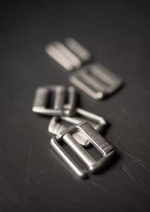 Buttons: Metal G Hook - Matt Nickel 25mm
