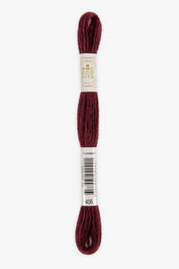 DMC Eco Vita Organic Wool Thread. 406 Peony Madder