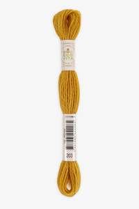 DMC Eco Vita Organic Wool Thread. 203 Lemon Safflower