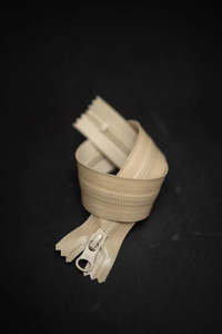YKK Water Repellent Zip - Sand