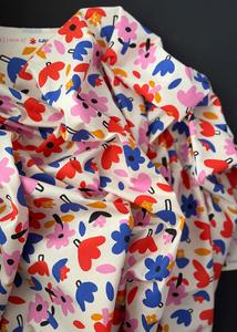 Organic Cotton Poplin - Petites Fleurs