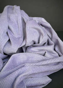 Fabric: Soft 4.5 Wale Cotton Corduroy. Lavender