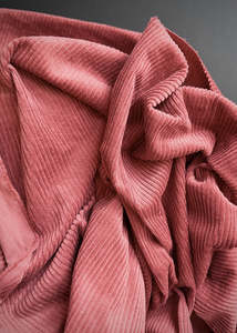 Fabric: Soft 4.5 Wale Cotton Corduroy. Vintage Brick