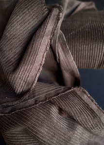 Soft 4.5 Wale Cotton Corduroy. Cacao