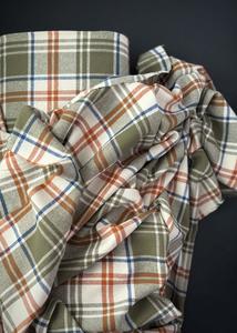 Latest: Brushed Cotton Check - Green