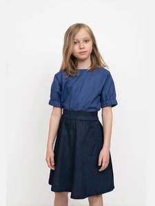 Tops: The Assembly Line - Elastic Waist Maxi Skirt Mini