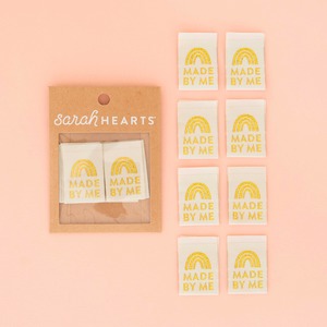Haberdashery: Made by Me, Gold - Sewing & Knitting Labels