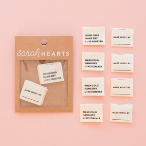Wash Cold Hang Dry - Organic Cotton Knitting & Sewing Labels