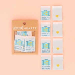 Made at a Retreat - Sewing & Knitting Labels
