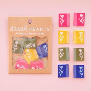 Tiny Floral - Sewing & Knitting Labels
