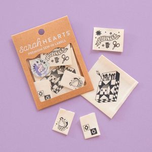 Haberdashery: Toad and Sew Quilty Tattoo - Sewing & Knitting Labels
