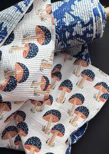 Fabric: Quilted Hand Printed Cotton - Molly