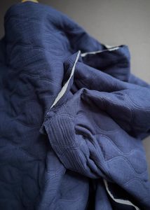 Parks Quilted Cotton - Navy
