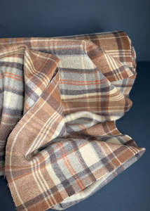 Double Sided Wool Coating, Macintosh Check