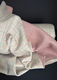 Double Sided Wool Coating, Pink Haze Check.