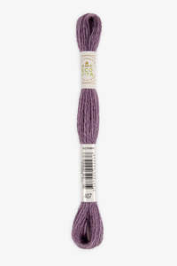 DMC Eco Vita Organic Wool Thread. 407 Aster Cochineal