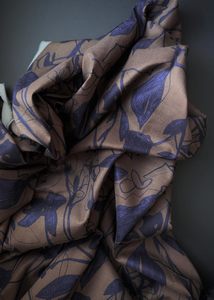 Blueprint Cotton Twill - Chilli Choc