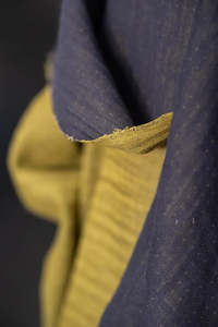 Linen: Cotton Linen Double Gauze - Pome Drops