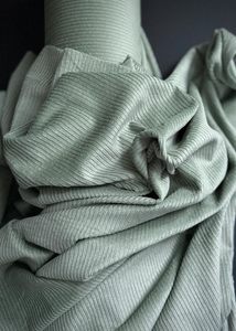 Medium Weight: Soft 4.5 Wale Cotton Corduroy. Jade