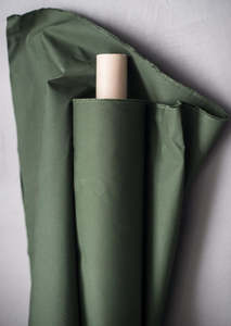 Merchant Mills: Organic Cotton Dry Oilskin - Fern Green