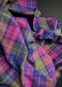 Brushed Cotton Check - Purple Rain