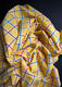 Brushed Cotton Check - Limoncello
