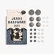 Jeans Hardware Kit | Pewter