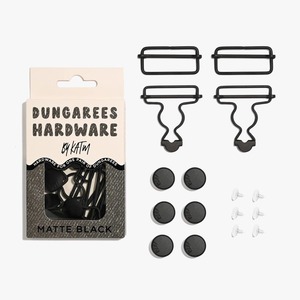 Buttons: Dungarees Hardware Kit | Matte Black