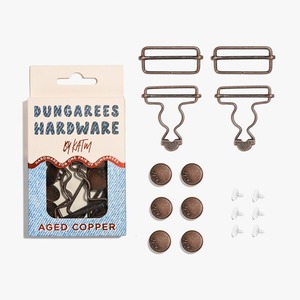 Buttons: Dungarees Hardware Kit | Aged Copper