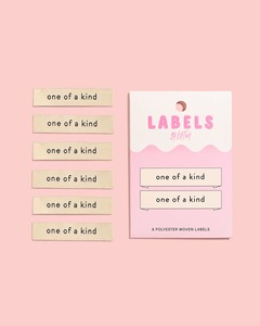 One Of A Kind Woven Labels