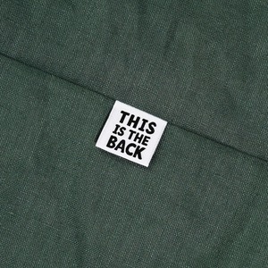 This is The Back Woven Labels