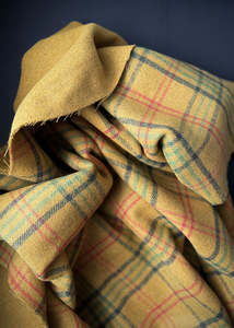 Double Sided Pure Wool Coating, Winter Isle
