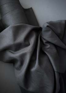 George Twill - Tencel, Cotton, Linen. Carbon