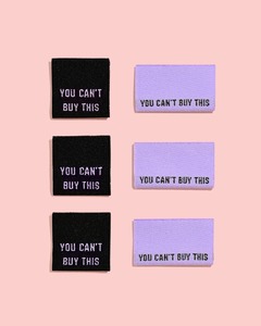 You Can't Buy This (Metallic) Woven Labels