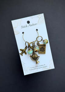 All Gifts: Globe Trotter Stitch Marker Set