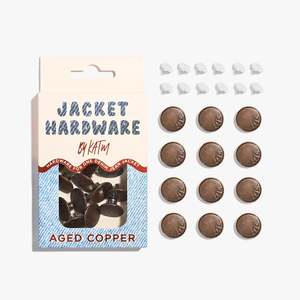 Buttons: Jacket Hardware Kit | Aged Copper