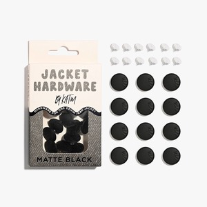 Buttons: Jacket Hardware Kit | Matte Black